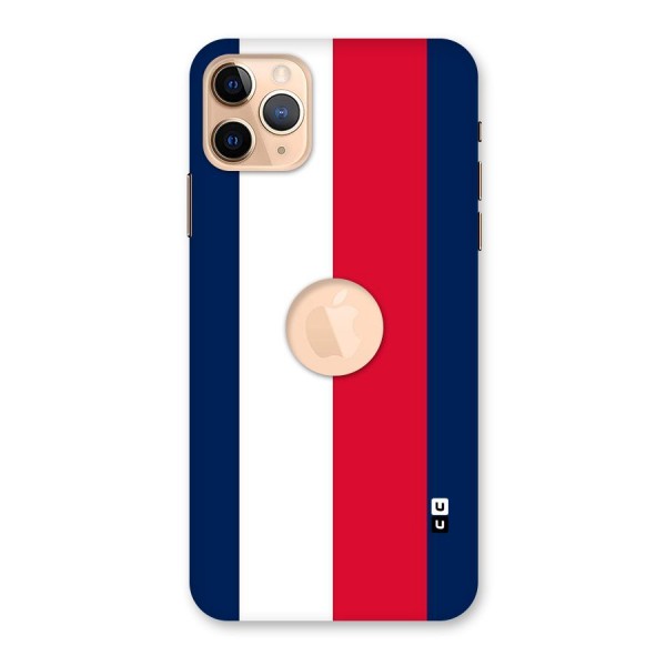 Electric Colors Stripe Back Case for iPhone 11 Pro Max Logo Cut