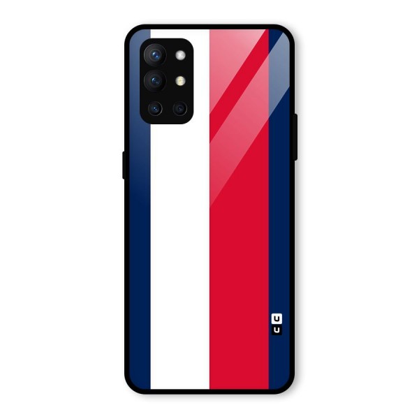 Electric Colors Stripe Glass Back Case for OnePlus 9R