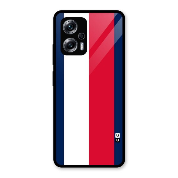 Electric Colors Stripe Glass Back Case for Redmi K50i