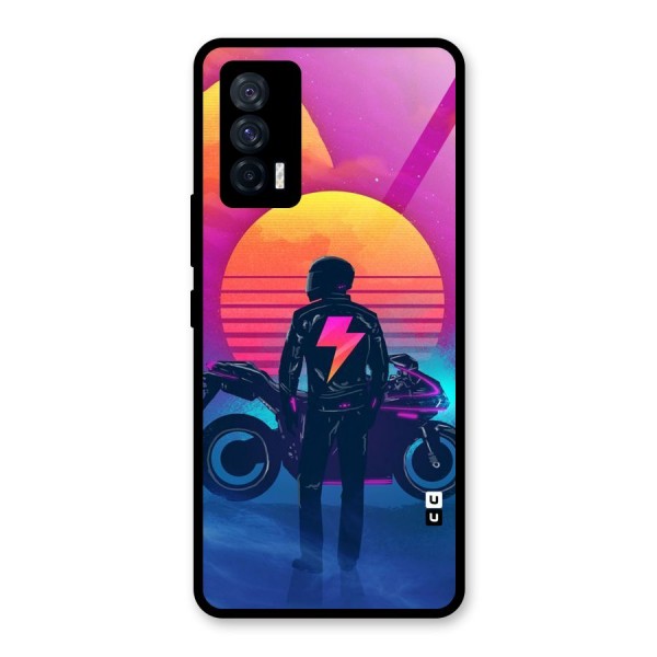 Electric Ride Glass Back Case for Vivo iQOO 7 5G