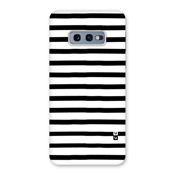 Elegant Basic Stripes Back Case for Galaxy S10e