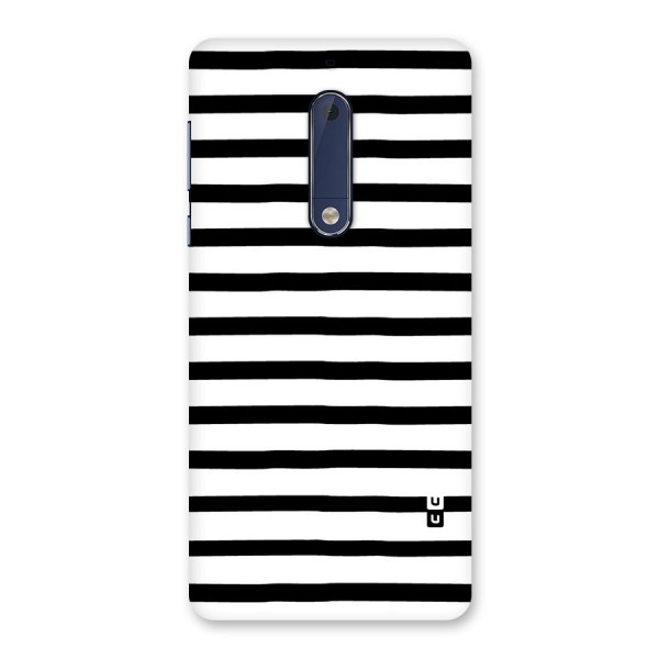 Elegant Basic Stripes Back Case for Nokia 5