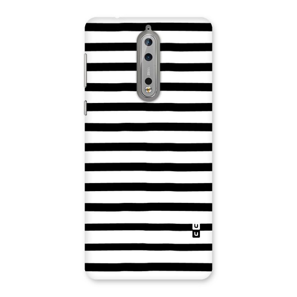 Elegant Basic Stripes Back Case for Nokia 8