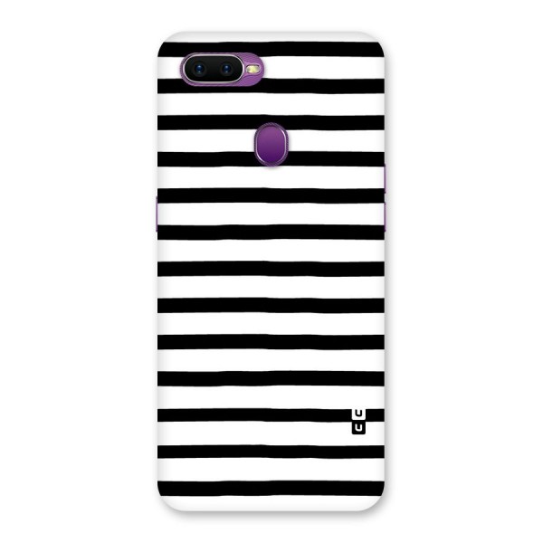 Elegant Basic Stripes Back Case for Oppo F9