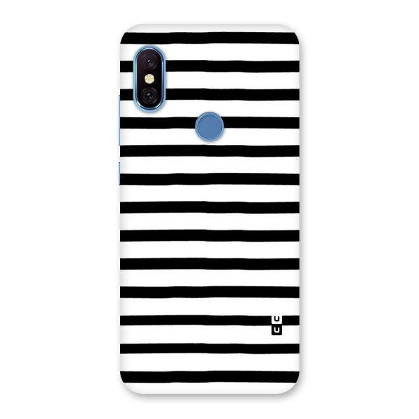 Elegant Basic Stripes Back Case for Redmi Note 6 Pro