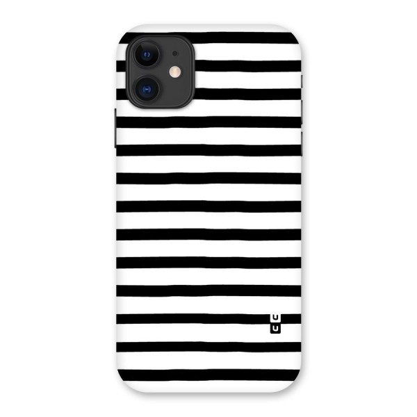 Elegant Basic Stripes Back Case for iPhone 11