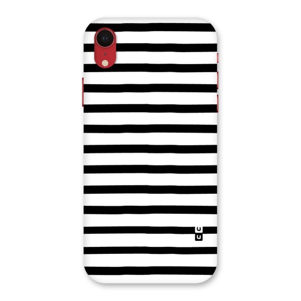 Elegant Basic Stripes Back Case for iPhone XR