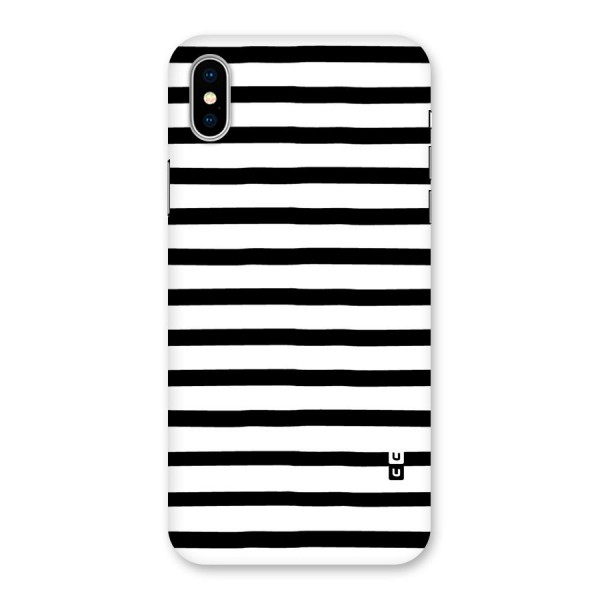 Elegant Basic Stripes Back Case for iPhone XS