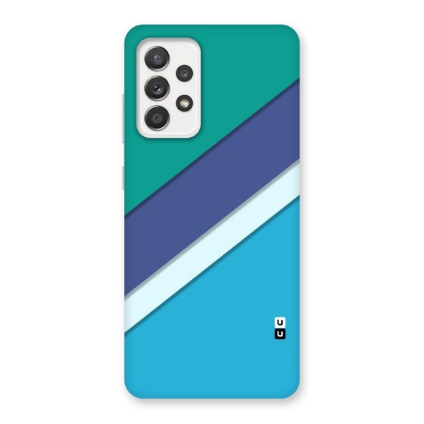 Elegant Colored Stripes Back Case for Galaxy A52