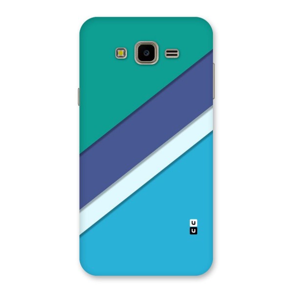 Elegant Colored Stripes Back Case for Galaxy J7 Nxt