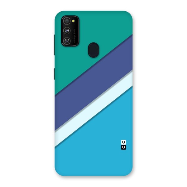 Elegant Colored Stripes Back Case for Galaxy M21