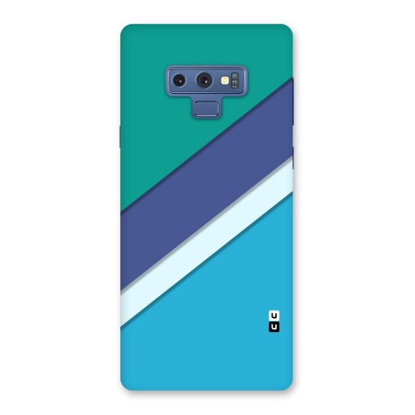 Elegant Colored Stripes Back Case for Galaxy Note 9