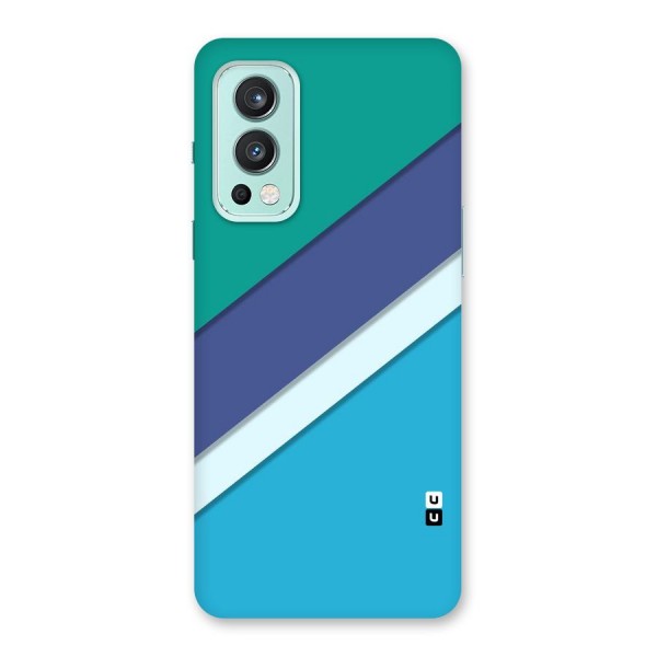 Elegant Colored Stripes Back Case for OnePlus Nord 2 5G