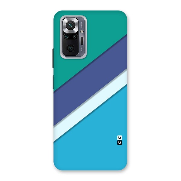 Elegant Colored Stripes Back Case for Redmi Note 10 Pro