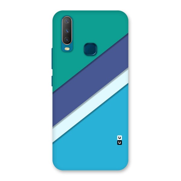 Elegant Colored Stripes Back Case for Vivo Y15