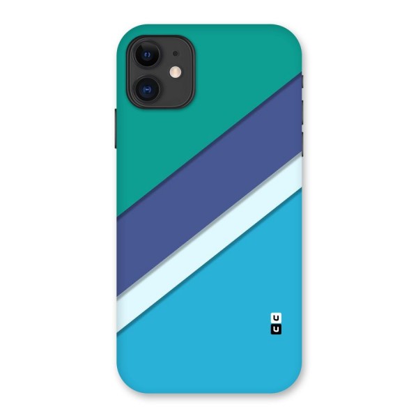 Elegant Colored Stripes Back Case for iPhone 11