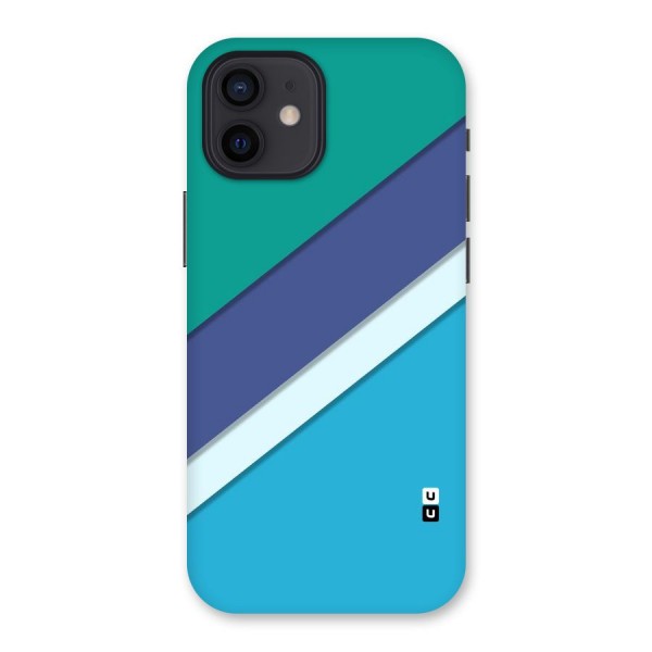 Elegant Colored Stripes Back Case for iPhone 12