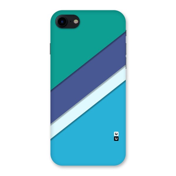 Elegant Colored Stripes Back Case for iPhone SE 2020