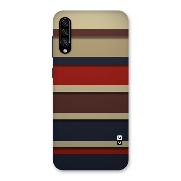 Elegant Stripes Pattern Back Case for Galaxy A30s