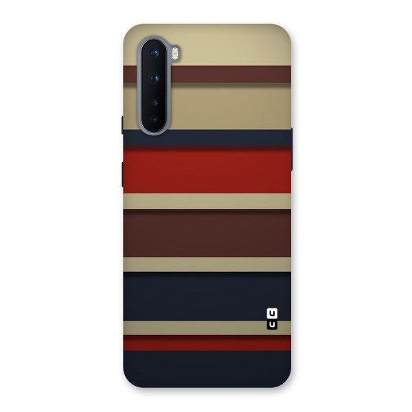 Elegant Stripes Pattern Back Case for OnePlus Nord