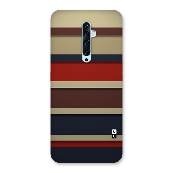 Elegant Stripes Pattern Back Case for Oppo Reno2 Z