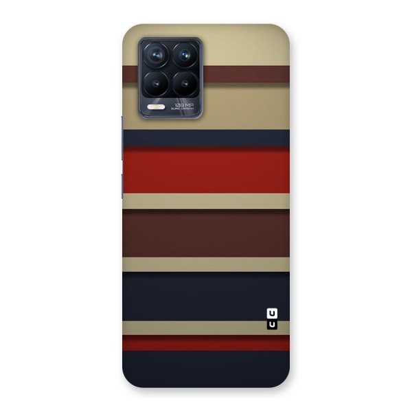 Elegant Stripes Pattern Back Case for Realme 8 Pro