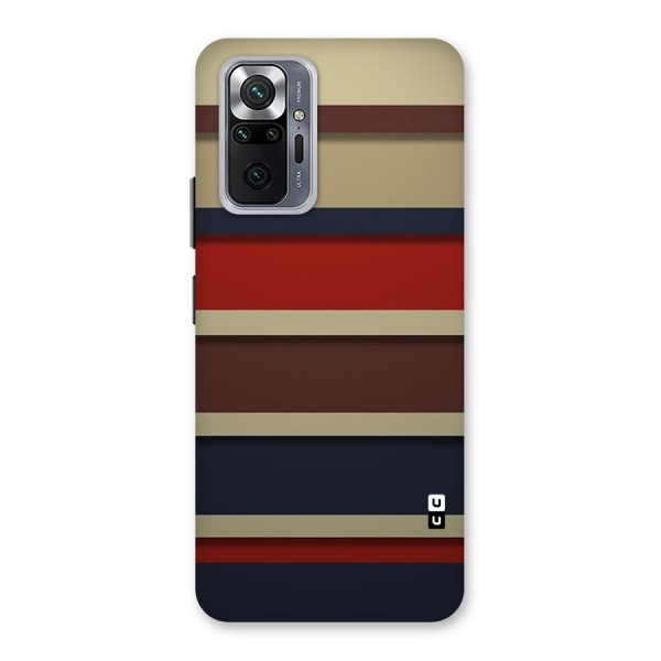 Elegant Stripes Pattern Back Case for Redmi Note 10 Pro Max