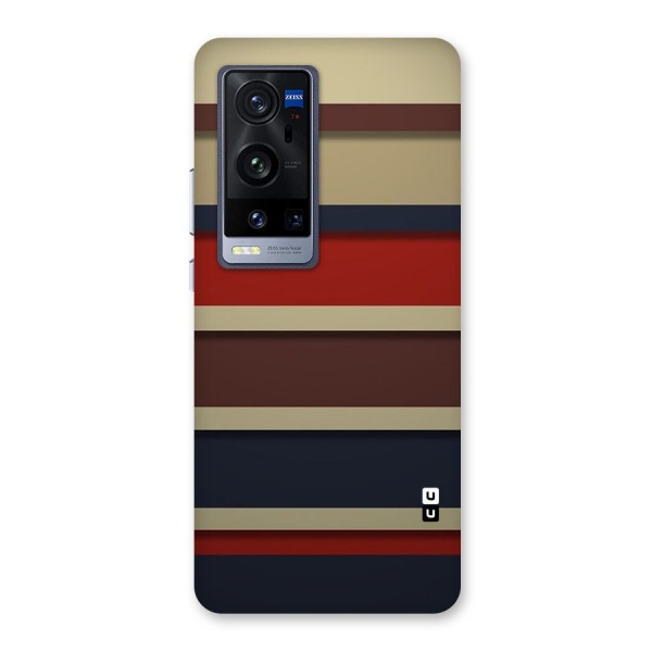 Elegant Stripes Pattern Back Case for Vivo X60 Pro Plus