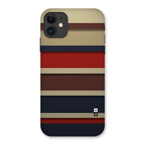 Elegant Stripes Pattern Back Case for iPhone 11