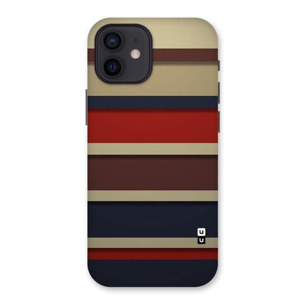 Elegant Stripes Pattern Back Case for iPhone 12