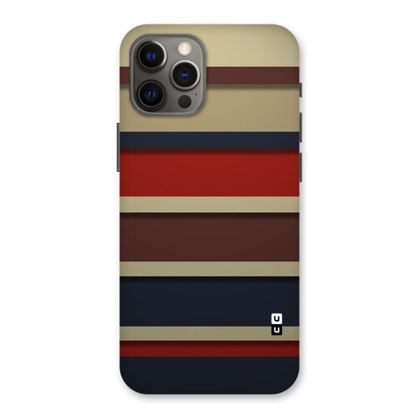 Elegant Stripes Pattern Back Case for iPhone 12 Pro Max