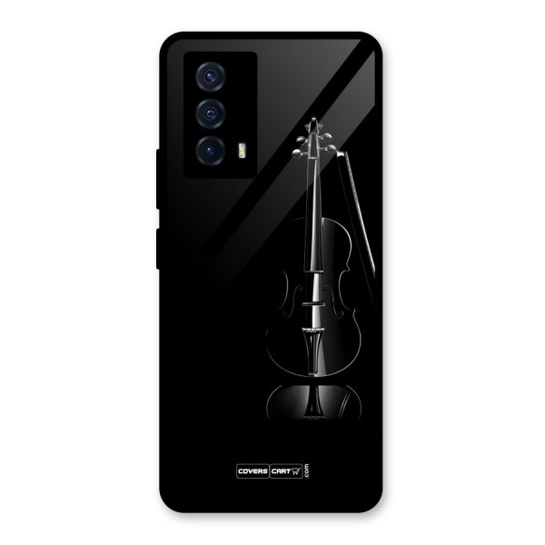 Elegant Violin Glass Back Case for Vivo iQOO Z5