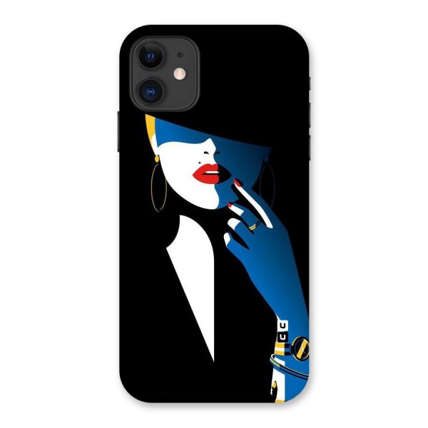 Elegant Woman Back Case for iPhone 11