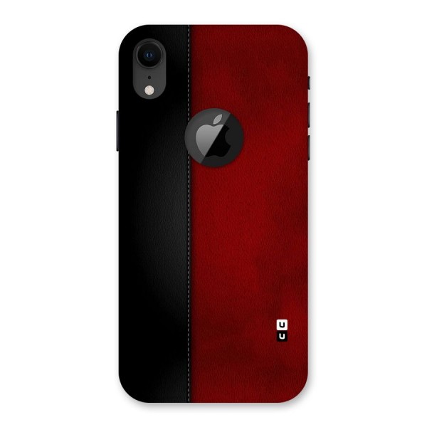 Elite Shade Design Back Case for iPhone XR Logo Cut