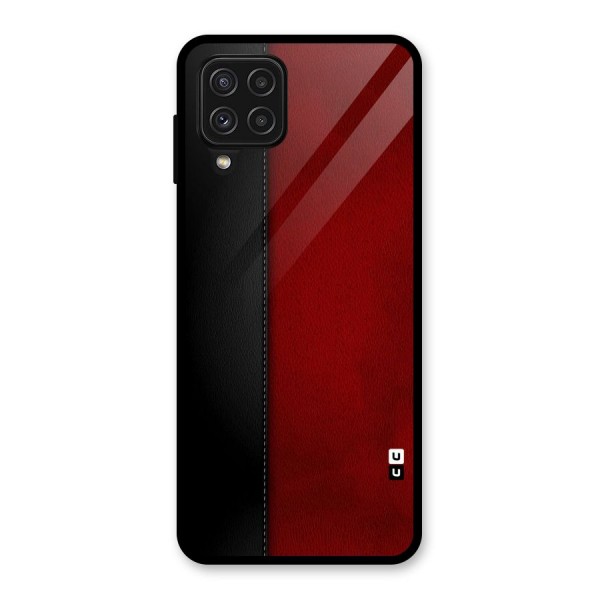 Elite Shade Design Glass Back Case for Galaxy A22 4G