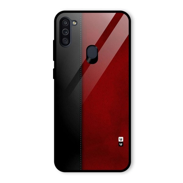 Elite Shade Design Glass Back Case for Galaxy M11