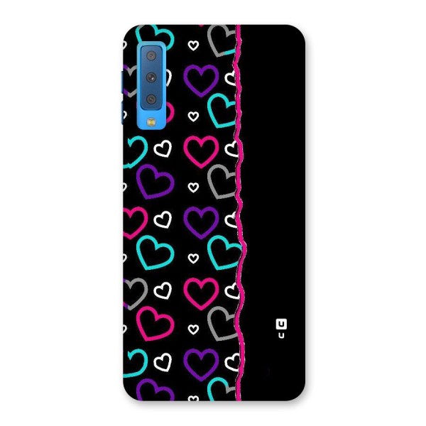 Empty Hearts Back Case for Galaxy A7 (2018)