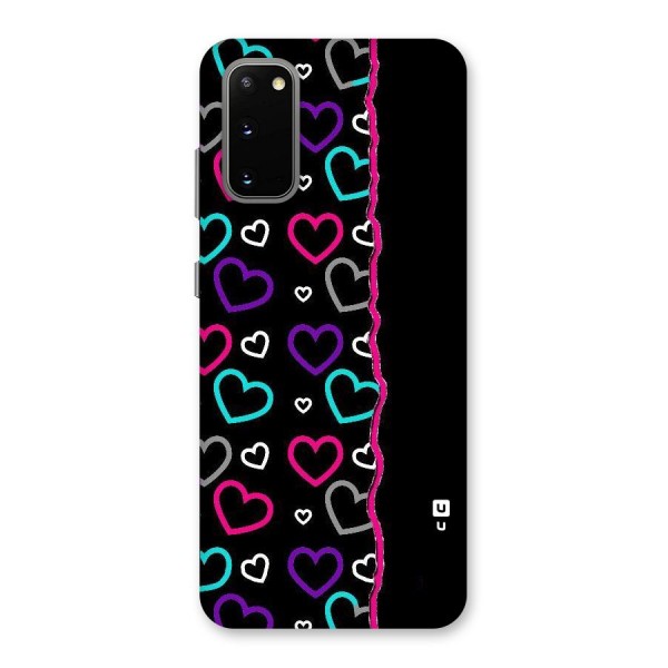 Empty Hearts Back Case for Galaxy S20