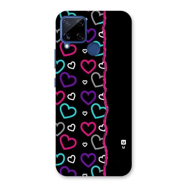 Empty Hearts Back Case for Realme Narzo 30A