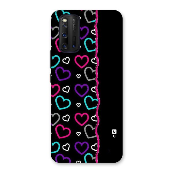 Empty Hearts Back Case for Vivo iQOO 3
