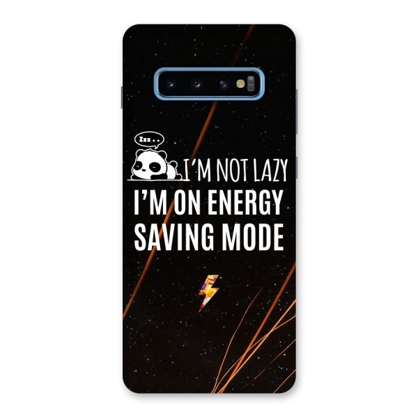 Energy Saving Mode Back Case for Galaxy S10 Plus