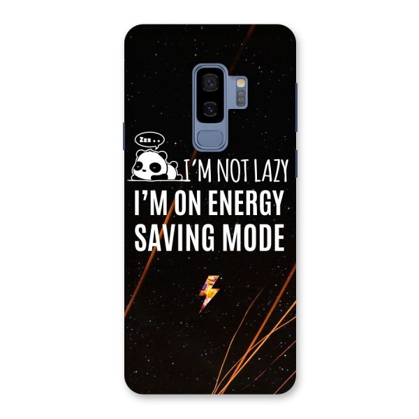 Energy Saving Mode Back Case for Galaxy S9 Plus