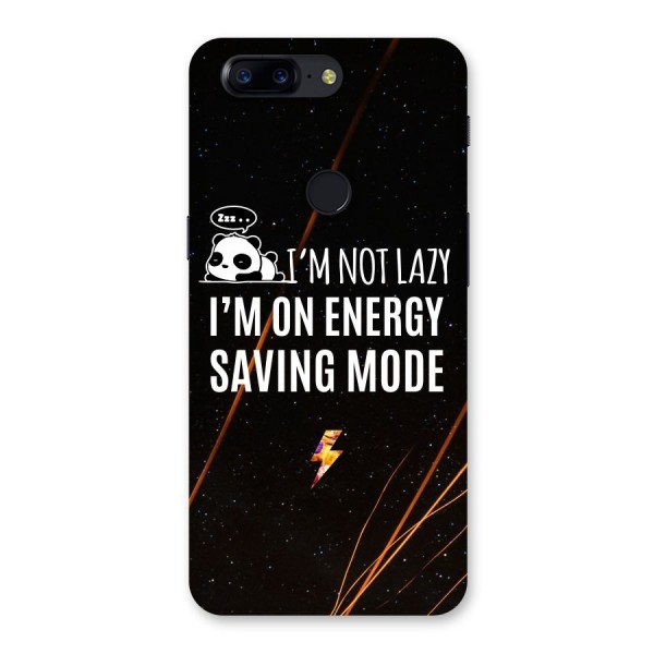 Energy Saving Mode Back Case for OnePlus 5T