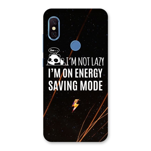 Energy Saving Mode Back Case for Redmi Note 6 Pro