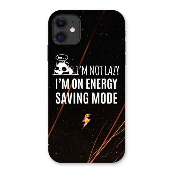 Energy Saving Mode Back Case for iPhone 11