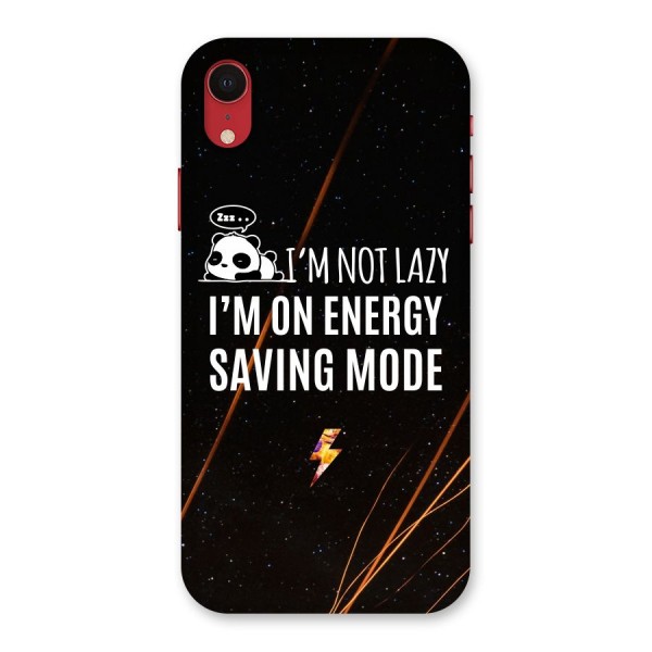 Energy Saving Mode Back Case for iPhone XR