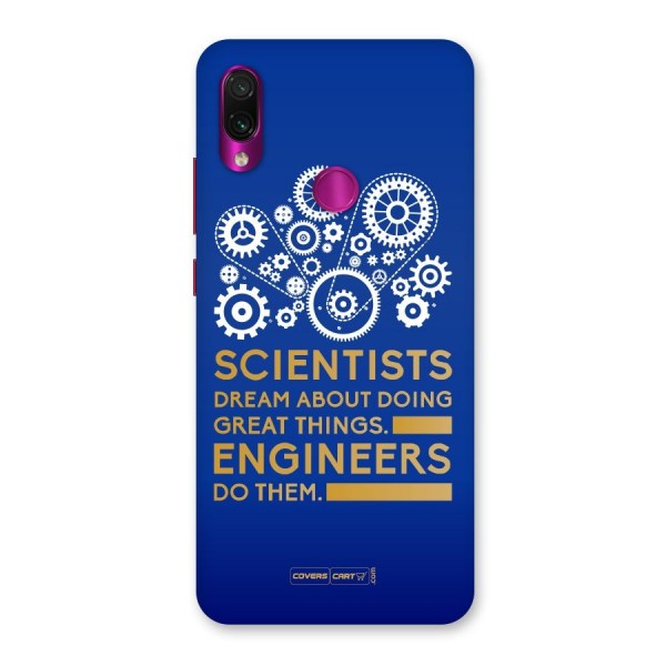 Engineer Back Case for Redmi Note 7 Pro