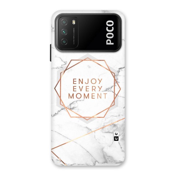 Enjoy Every Moment Back Case for Poco M3