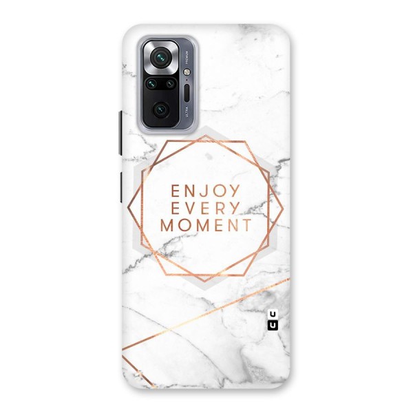 Enjoy Every Moment Back Case for Redmi Note 10 Pro