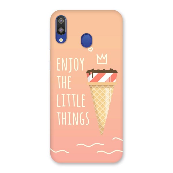 Enjoy the Little Things Back Case for Galaxy M20